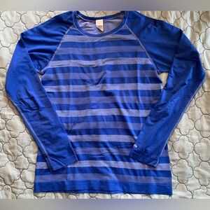 Champion Blue Long Sleeve Tee